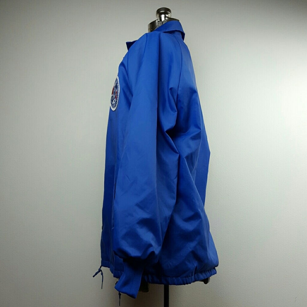 HELD Vintage 70's Blue Nylon Patched Jacket - Picture 4 of 9